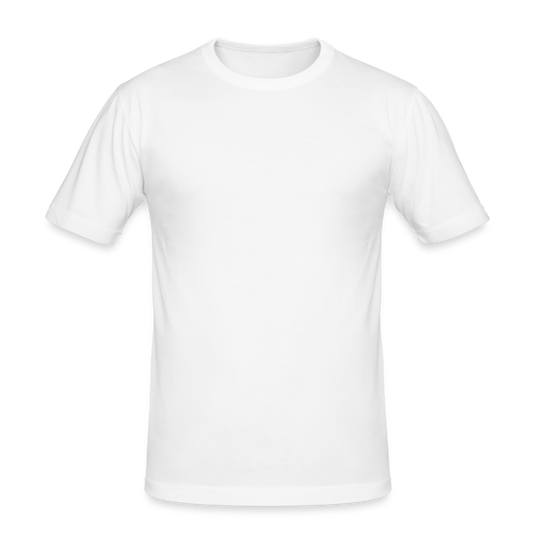 Men's Slim Fit T-Shirt (White) - white