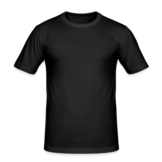 Men's Slim Fit T-Shirt (Black) - black