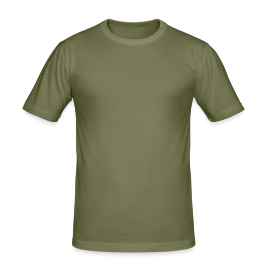 Men's Slim Fit T-Shirt (Olive) - khaki green